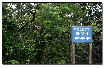 Skaket Beach sign