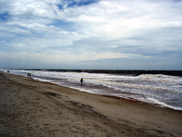 A view looking north at Fernandina beach Fernandina Beach north