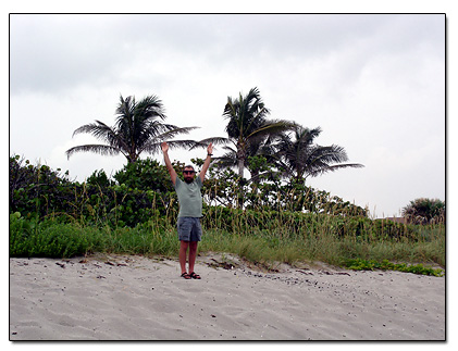 On the bank at Juno Beach