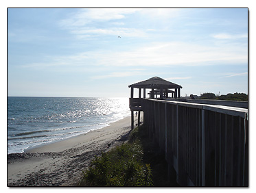 Kingston Town Beach boardwalk