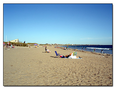 Relaxing at Matunuck Beach