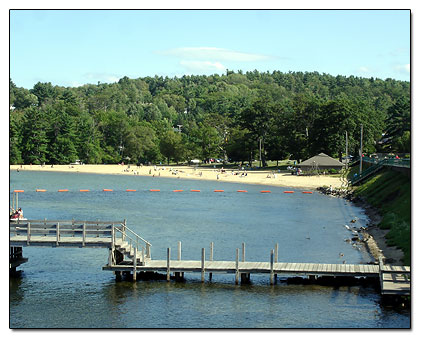 Weirs Beach view from pier