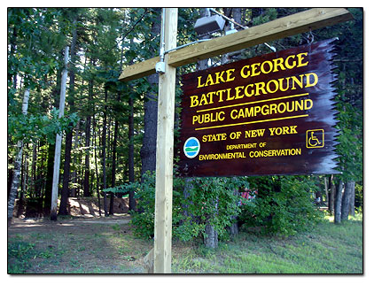 Lake George Battleground Campground